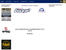 Tablet Screenshot of ligachampagnat.com